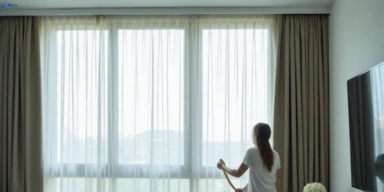 Delicate sheer drape cleaning mansfield Matty Curtain Cleaning